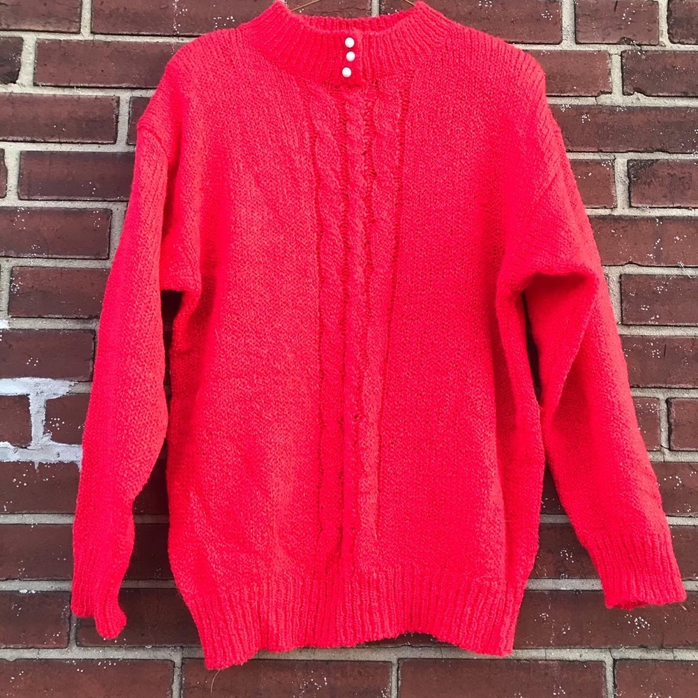 Vintage 80s Sterling Harris Faux Turtleneck